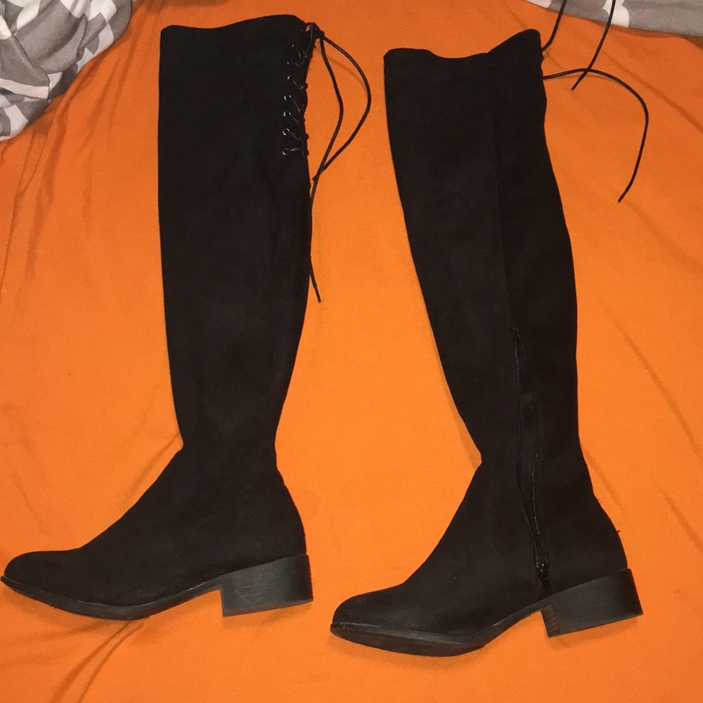Knee high boots!